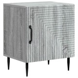 vidaXL Dulap de noapte Sonoma gri 43 x 34,5 x 50 cm Lemn prelucrat 894807
