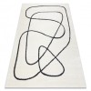 Modern covor MODE 8377 abstractizare crem / negru, 200x290 cm