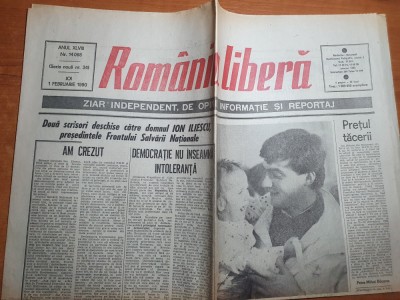 romania libera 1 februarie 1990-procesul comunistilor foto