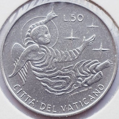 3122 Vatican 50 Lire 1969 Pavlvs VI km 113 foto