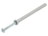 Plastic Anchor with Screw 6x80 Zinc-Plated Steel 50pcs