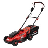 Masina de tuns iarba Ruris Zimbru 33E 20V latime 33cm cos 30L acumulator mulcire 5 trepte reglaj inaltime