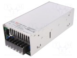 Alimentator pulsatoriu MEAN WELL 1000W 24VDC pentru &icirc;ncastrare modulară