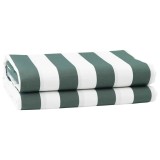 Umbrela Inlocuire Verde/Alb 10x1.6m vidaXL Poliester Protectie UV Copertina Gradina Terasa Balcon
