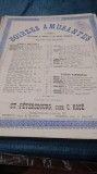 PARTITURA VECHE -IMPERIUL TARIST -ANUL 1900 APROX--COLECTIE DE DANSURI