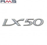 Emblema scris &bdquo;LX 50&rdquo; Vespa LX 50cc - montaj lateral, Oem