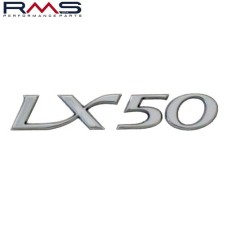 Emblema scris &amp;bdquo;LX 50&amp;rdquo; Vespa LX 50cc - montaj lateral foto