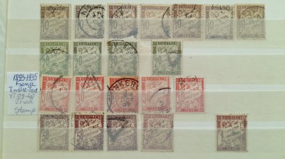 1893-1935 France Timbre taxa YT=29-40 21 val st. foto