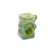 Set 2 Căni Copii Melii Urs Albastru Verde, Silicon Alimentar 200ml, Rezistente -10&deg;C +230&deg;C, Design Interior SuperHeroes ToysZone