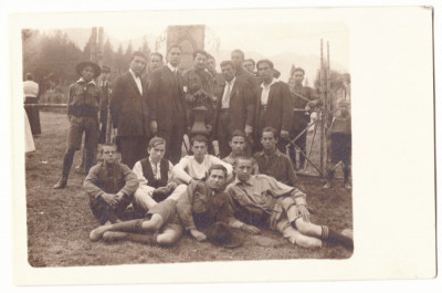 4763 - SINAIA, Prahova, SCOUT CAMP. - old postcard, real Photo - unused - 1923 foto