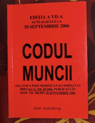 Codul Muncii foto