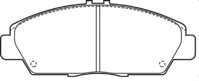 Placute frana Honda Accord 5 (Cc, Cd), Accord 5 (Ce, Cf), Prelude 4 (Bb), Prelude 5 (Bb); Rover 600 (Rh) SRLine parte montare : Punte fata foto