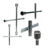 Cheie pentru roti in cruce, 17x19x21x23 mm, Kraft