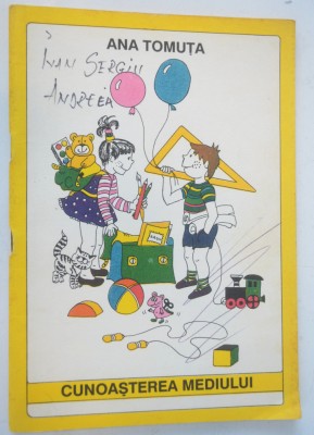 Cunoasterea Mediului - Ana Tomuta carte de colorat si exercitii nefolosita foto