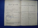 Bilet de voie