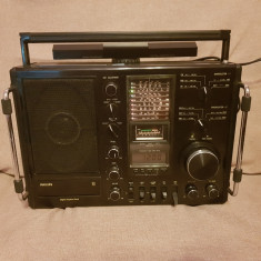 radio philips 990 Portable World Receiver 9 Band FM/MW/LW/MB/SW Radio foto