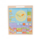 Vremea - Calendar magnetic in limba engleza, BigJigs Toys