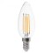 BEC LED E14 6W CU FILAMENT 4000K ALB NEUTRU