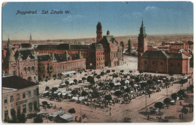 1918 - Oradea, Piata Sf.Laszlo (jud. Bihor) foto