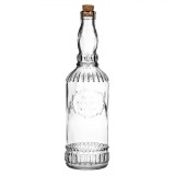 Sticlă Apă, Home Fantasy, Capac Plută, Capacitate 720ml, Transparent, Oem