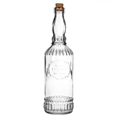 Sticlă Apă, Home Fantasy, Capac Plută, Capacitate 720ml, Transparent foto