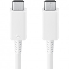 Cablu date &amp; incarcare Samsung USB Type-C &amp; USB Type-C, lungime 1.8 m, max. 5A USB 2.0, Alb