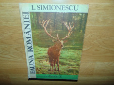 FAUNA ROMANIEI -I.SIMIONESCU ANUL 1983 foto