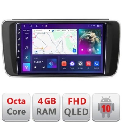 Navigatie Nissan Leaf 2018-2024 dedicata Android QLED octa core 4+64 4G DSP FHD carplay android auto radio gps internet Android kit-leaf+EDT-E309v3 Ca foto