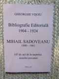 Mihail Sadoveanu - Gheorghe Vişoiu + CD