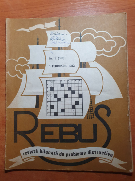 revista rebus 1 februarie 1982