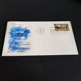 Plic filatelic Prima Zi de Emisiune SUA 1974 - Crăciun - Colecție vintage