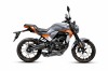 Motocicleta Barton Naked 125cc, 9.8kW, 4T, Negru/Portocaliu, A1/A2/A