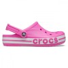 Saboti Crocs Bayaband Clog Roz Electric Pink Dama Barbati Croslite Accesorii Jibbitz Confortabili Vara Plaja Casual