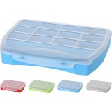 ORGANIZATOR PLASTIC 12 COMPARTIMENTE 21X20X4,5CM
