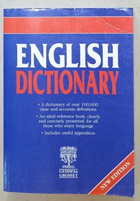 ENGLISH DICTIONARY , OVER 100.000 DEFINITIONS , 2005 foto