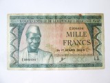 Rara! Republica Guineea 1000 Francs 1960 seria:994494,bancnota din imagini la cel mai mic pret