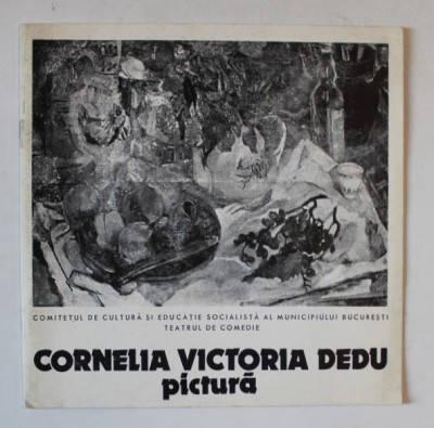 CORNELIA VICTORIA DEDU , CATALOG DE PICTURA , 1978 foto