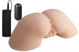 Masturbator 2-in-1 Vagin + Anus Cu Vibratii XXX To-Go I, Nmc