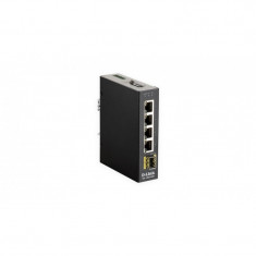 D-link unmanaged switch dis-100g-5sw - 5 port unmanaged switch with 4 x 10/100/1000baset(x) ports and foto