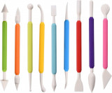 Cumpara ieftin Set 9 Instrumente de modelat pentru cofetarie, Multicolor, 17 cm, 369COF