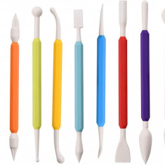 Set 9 Instrumente de modelat pentru cofetarie, Multicolor, 17 cm, 369COF