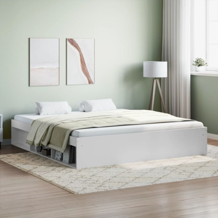 Gossi cadru de pat, alb, 180x200 cm, super king size