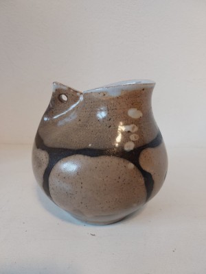 Vaza ceramica forma deosebita / pasare, 14cm inaltime, Studio Art, foto