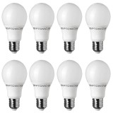 Cumpara ieftin Set 8 becuri LED 12W (75W), E27, lumina naturala (4500K), 1055 lm
