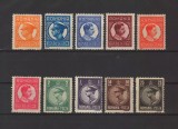 ROMANIA 1932-CAROL II UZUALE SERIE COMPLETA NESTAMPILATA CU SARNIERA