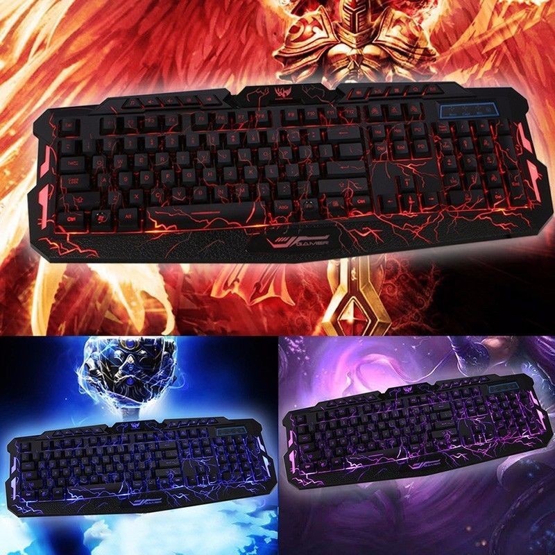 Tastatura PC Gaming USB Wired Multimedia 3 culori | Okazii.ro