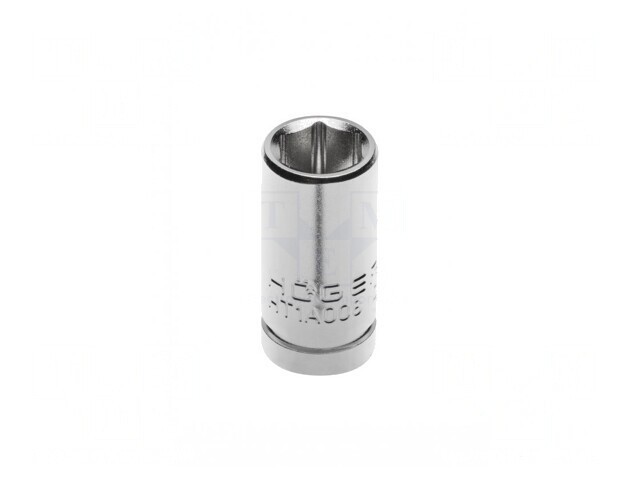 Cheie tubulară 6 puncte 10mm 1/4 oțel crom-vanadiu