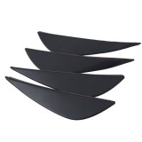 Set 4 aripioare ornamentale pentru bara auto tuning, negre