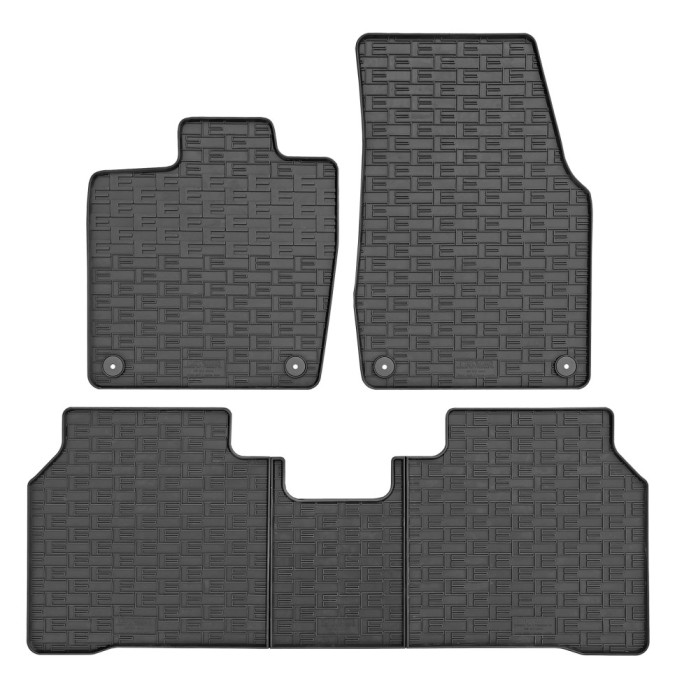 Set covorase auto din cauciuc VW ID.7 2024-, Negre AutoDrive ProParts