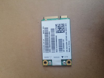 Dell Latitude XT2 Wireless WWAN 3g modem Cn-0gv33n T77Z012.14 LF 5620 GOBI 2000 foto